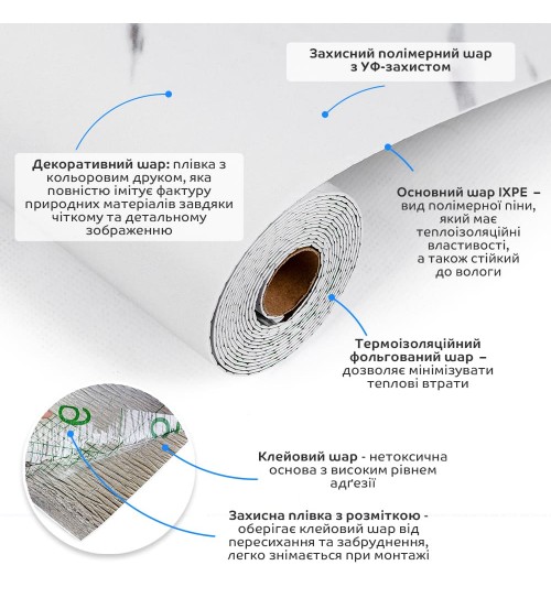 Підлогове вінілове покриття самоклеюче в рулоні 3000х600х1,5мм, ціна за 1 шт. (СВП-3279)